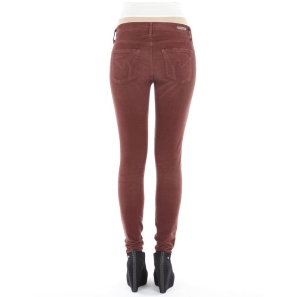 CITIZENS OF HUMANITY Maroon Ava Lowrise Jeans 27 - Picture 2 of 16